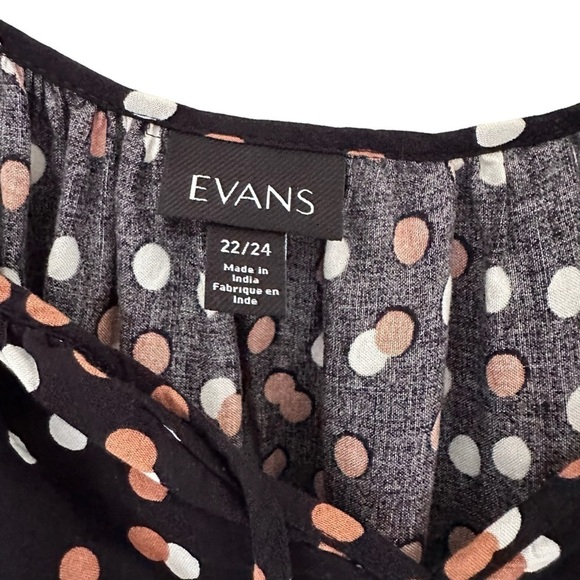 EVANS Ava Crush Tunic Dress Top Size 22 / 24 - Picture 3 of 9